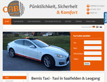 Tablet Screenshot of bernis-taxi.at